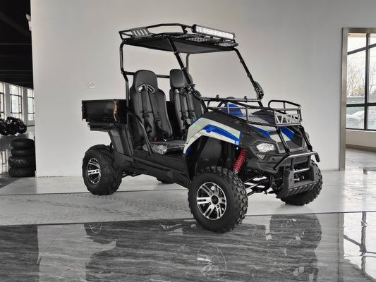 Trailmaster Challenger 200EUX EFI, The Ultimate Challenger Cross Over. Automatic, Low End Torque, Racks and Light Bar included