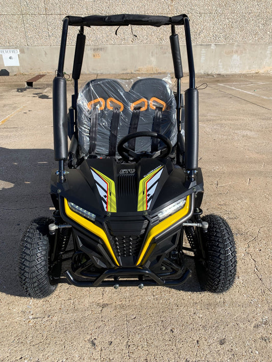 Cheetah i6 all electric, kids off road go kart. 3 speeds, with reverse, 48V 20Ah battery pack