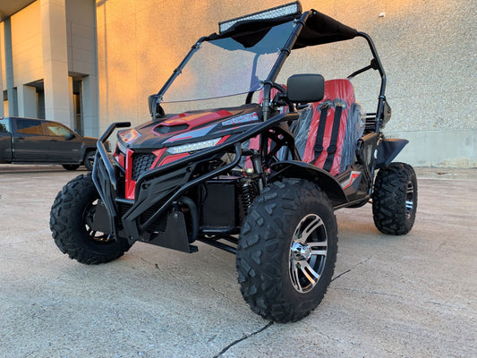 Trailmaster Cheetah 300EX Off Road UTV/Go kart | Fuel Injected Deluxe Adult Version, Center pivot rear end, water cooled motor