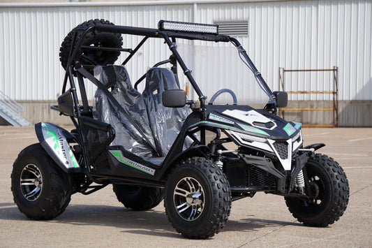 Trailmaster Cheetah 200EX Off Road UTV / Go Kart / side-by-side Wind Shield, Light bar, Spare Tire, Upgraded Center Pivot rear end, Fuel Injected