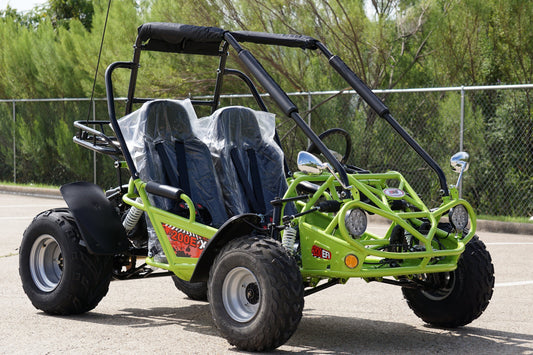 Trailmaster 200E XRS EFI Buggy / Go Kart Full Size youth Adult Off road Go Kart, Adjustable Seat, Independent Front Suspension, Double A Arms,