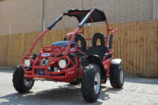 TRAILMASTER Mid XRX Youth Go Kart Buggy for ages 10 and up. Speed Control over the shoulder  seat belts