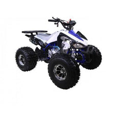 New Cheetah Delux Ultra Sport 125cc Race Style. Chrome Rims, Sport Model Ultra Quad - Fully Automatic - 19" Tires. CA Legal