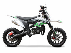 Icebear Holeshot-X 50cc dirt bike Pull Start, 2-stroke Engine, Fully Automatic-OFF ROAD ONLY, NOT STREET LEGAL