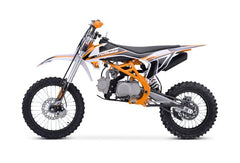 TrailMaster TM27 Dirt Bike  17" Font Tire.  four speed manual trans 33 inch seat height, OFF ROAD ONLY, NOT STREET LEGAL
