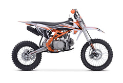 Trailmaster TM29 Dirt Bike Electric Start, Extended Frame, 17 inch front tire, 33.5 seat height manual trans, OFF ROAD ONLY, NOT STREET LEGAL