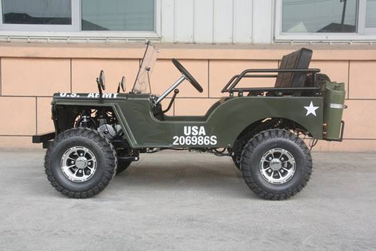 Willys Off-Road Series 1 The ORIGINAL Mini-Jeep Go Kart (PAZ125-1), Great for kids gift - Motobuys
