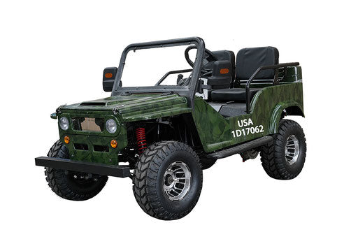 Mini Jeep Safari Series 3  Lifted and loaded 125cc semi automatic-OFF ROAD ONLY, NOT STREET LEGAL