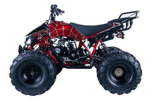 Regency Jet 9 125cc Fully Automatic Mid Size Quad Color matched suspension - For Kid 12-Year-old and Up