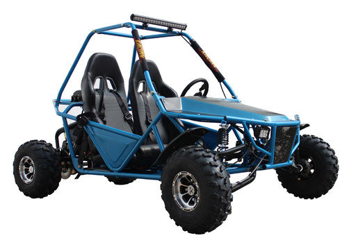 Yamobuggy Raider 200 Deluxe Go Kart / Buggy - Light Bar and  Chrome Rims