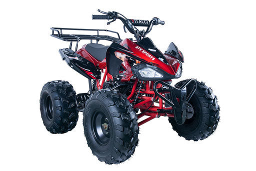 Regency Jet 9 125cc Fully Automatic Mid Size Quad Color matched suspension - For Kid 12-Year-old and Up