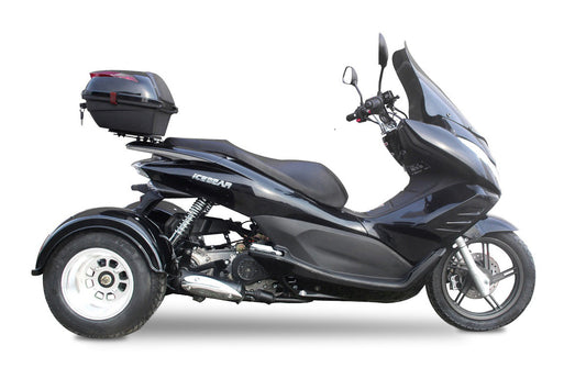Icebear Q6 50cc Trike/Scooter - Deluxe Upgraded Model (Model: PST50-17). CARB