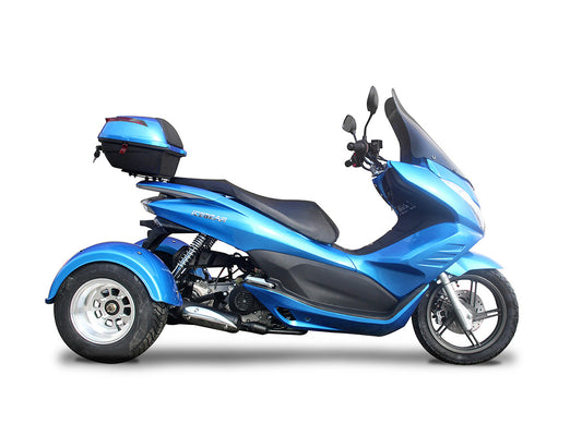 Icebear Q6 50cc Trike/Scooter - Deluxe Upgraded Model (Model: PST50-17). CARB