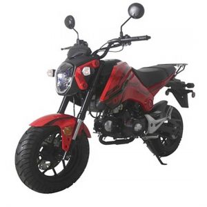 Tao  GRM Hellcat 125cc full light package, telescoping front forks. Scooter styled like a Honda Grom