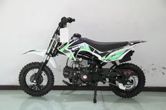 RPS 70  Kids Dirt bike, Automatic, Electric Start, PZ22 carb,  23 inch seat height, 4 Stroke, Speed limiter, Kill switch Remote