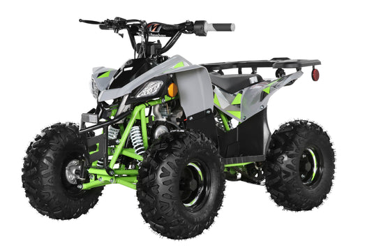 Trailmaster R125 Youth ATV, 120cc,  Race Inspired, Automatic Trans with reverse, Electric Start, LED Head lIghts, Color Matched Suspension, Speed limiter