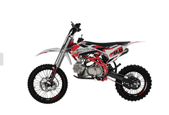 TrailMaster LK140 140cc Dirt Bike for Youth/Adults, 32.89" Seat Height, 17" Front Tire, Electric Start, Inverted Shocks