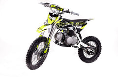 Apollo V12 Dirt Bike 125cc, 4 Speed Manual Trans, 32.6" Seat Height, Kick Start