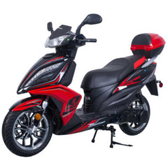 Tao Phoenix 150 Scooter,  Full Size, LED Headlights, 13" Custom Alloy Wheels, Locking Trunk