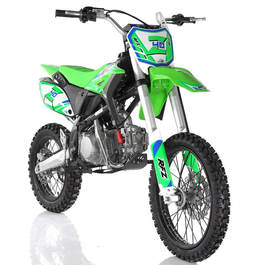 Apollo DB Z40 140cc, 4 stroke, 4 Speed, 32.5" seat height, 17-inch front tire Telescopic Forks, 11Hp