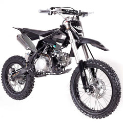 Apollo V12 Dirt Bike 125cc, 4 Speed Manual Trans, 32.6" Seat Height, Kick Start