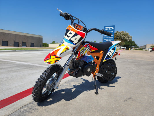 RPS DB 60 Kids Dirt Bike, Automatic, 4 stroke gas, 10" front tire, 24-inch seat Height. - Motobuys