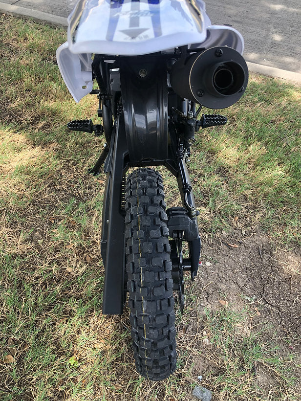 RPS 110CC Dirt Bike Off Road, dual disc brakes, 30 inch seat height, 14 inch front tire