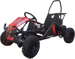 Trailmaster Cheetah 3, 80cc, Youth Single Seat Go Kart,  Pull Start , Automatic, Roll bar, Seat Belt.