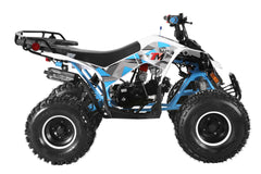 TrailMaster F125 Youth ATV, 8" wheel, 125cc 4-stroke, air-cooled, Automatic with Reverse. electric start, Throttle Limiter,