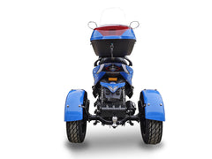 Ice Bear Magic 150cc PST Mojo 9Z All new Wind Shield, Storage Trunk,  Chrome Rear Wheels
