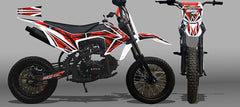 RPS 110CC Dirt Bike Off Road, dual disc brakes, 30 inch seat height, 14 inch front tire