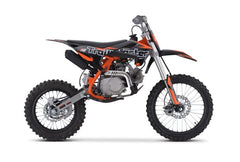 Trailmaster TM24 Dirt Bike 125cc 17 Inch Front Tire, 32.7 Inch seat height  manual 4 speed, OFF ROAD ONLY, NOT STREET LEGAL