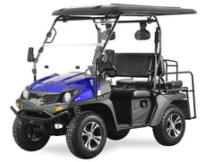 Trailmaster Taurus 450-GX Long Roof 4 Seat UTV / Golf Cart Style / side-by-side 4X4 with High/Low Gear- Rear Seat Converts to Cargo area.