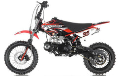 Right side of Red Orange Apollo / Orion DB-35 - 125cc 4-Speed Pit/Dirt Bike | MotoBuys