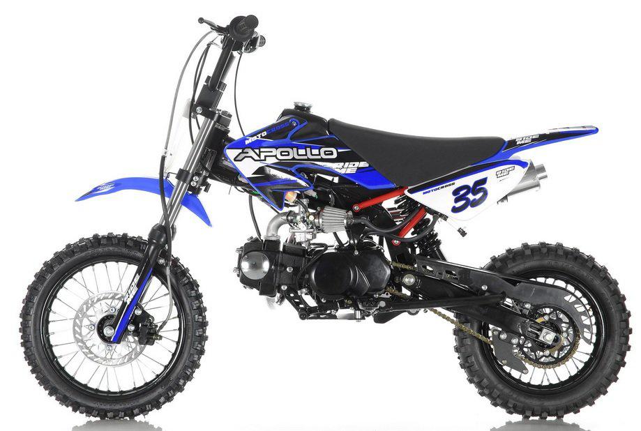 Blue Apollo Orion DB-35 125cc 4-Speed Pit/Dirt Bike - MotoBuys