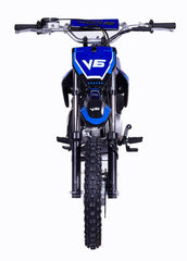 Vitacci DB V6 125cc Youth Dirt/Pit Bike 4 Speed Semi Automatic, Kick Start 29.6 inch Seta height, 14 inch front tire