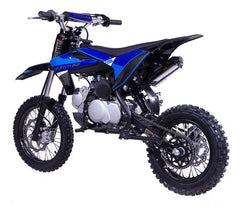 Vitacci DB V6 125cc Youth Dirt/Pit Bike 4 Speed Semi Automatic, Kick Start 29.6 inch Seta height, 14 inch front tire