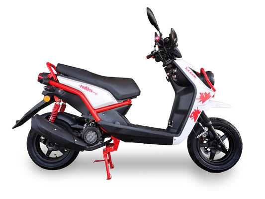 Ice Bear PMZ150-10 150cc fully automatic, 5 spoke Rims, Electric Start,  LED Light package. CA Legal