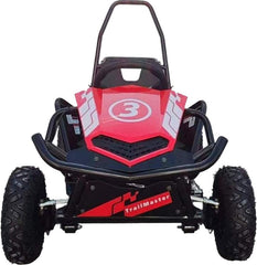 Trailmaster Cheetah 3, 80cc, Youth Single Seat Go Kart,  Pull Start , Automatic, Roll bar, Seat Belt.