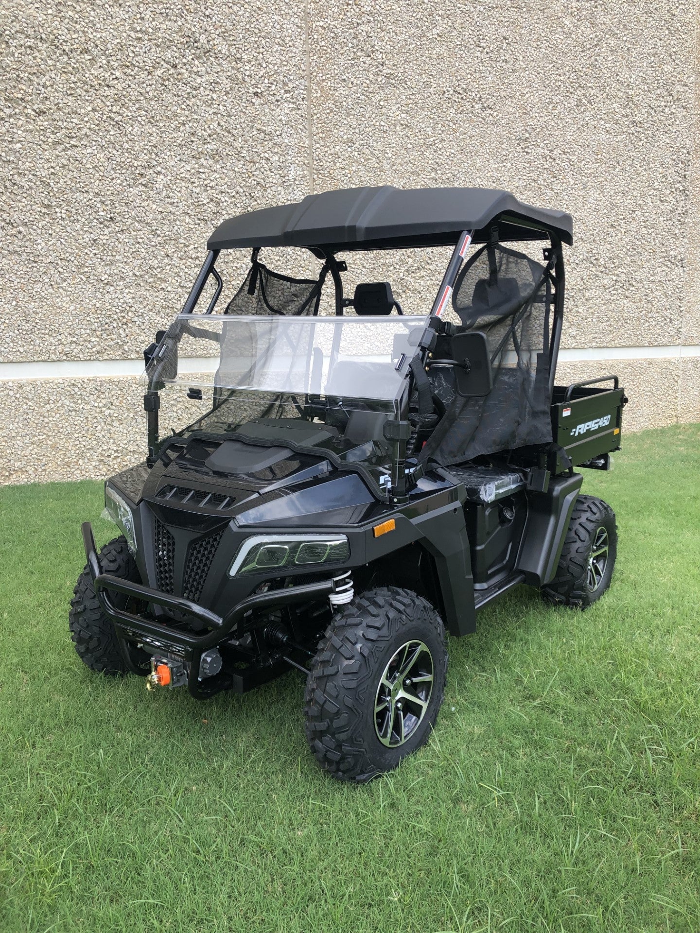 RPS UTV 450 EFI, Four Wheel Drive, Rack and Pinion Steering, Custom Alloy Rims, Winch, Dump Bed, Full light package, SHIPS FULLY ASSEMBLED via Car Carrier to your Home! - Motobuys