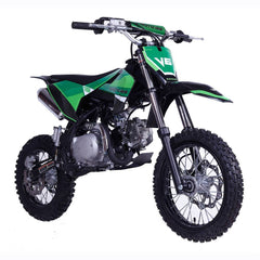 Vitacci DB V6 125cc Youth Dirt/Pit Bike 4 Speed Semi Automatic, Kick Start 29.6 inch Seta height, 14 inch front tire